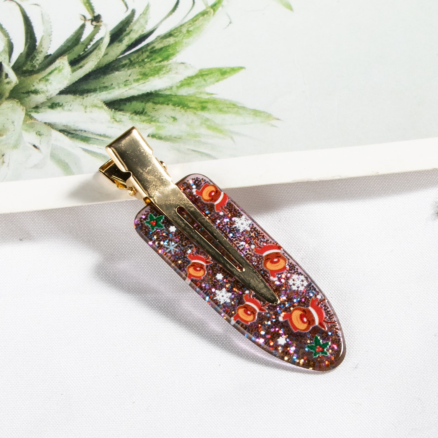 Wholesale Christmas Acrylic Hair Clips